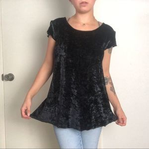 Victoria’s Secret Gold Label Velvet Top